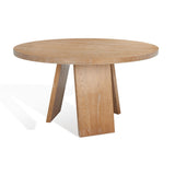 SAFAVIEH Couture Francelina 54" Wood Dining Table - 54 In W x 54 In D x 30 In H - 54Wx54Dx30H