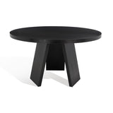 SAFAVIEH Couture Francelina 54" Wood Dining Table - 54 In W x 54 In D x 30 In H - 54Wx54Dx30H