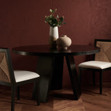 SAFAVIEH Couture Francelina 54" Wood Dining Table - 54 In W x 54 In D x 30 In H - 54Wx54Dx30H