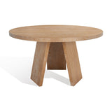 SAFAVIEH Couture Francelina 54" Wood Dining Table - 54 In W x 54 In D x 30 In H - 54Wx54Dx30H