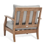 SAFAVIEH Couture Freida Wood Patio Arm Chair - 31.4" W x 35.6" L x 32.6" H - 31W x 36D x 33H