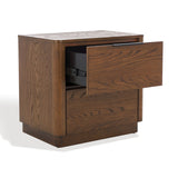 SAFAVIEH Couture Gabrietta 2 Drawer Wood Nightstand