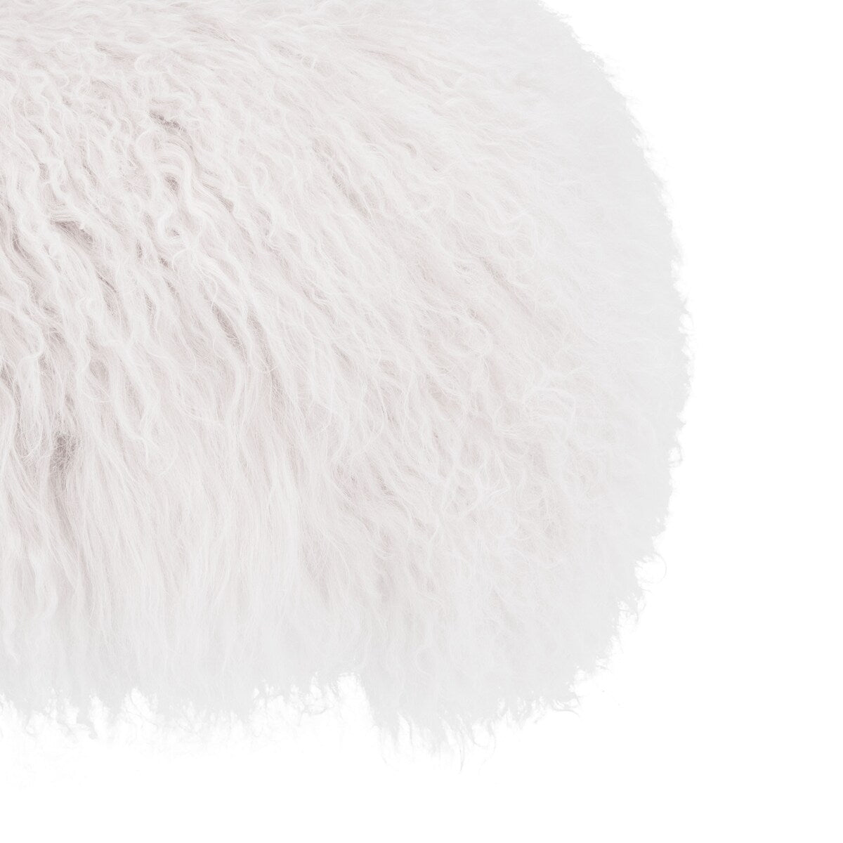 SAFAVIEH Couture Gaetane Sheepskin Ottoman