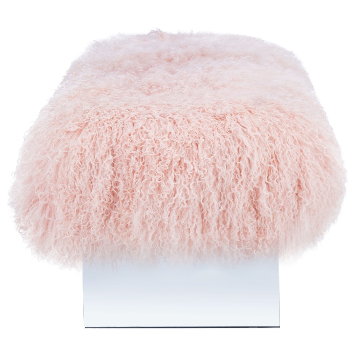 SAFAVIEH Couture Gaetane Sheepskin Ottoman