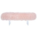 SAFAVIEH Couture Gaetane Sheepskin Ottoman