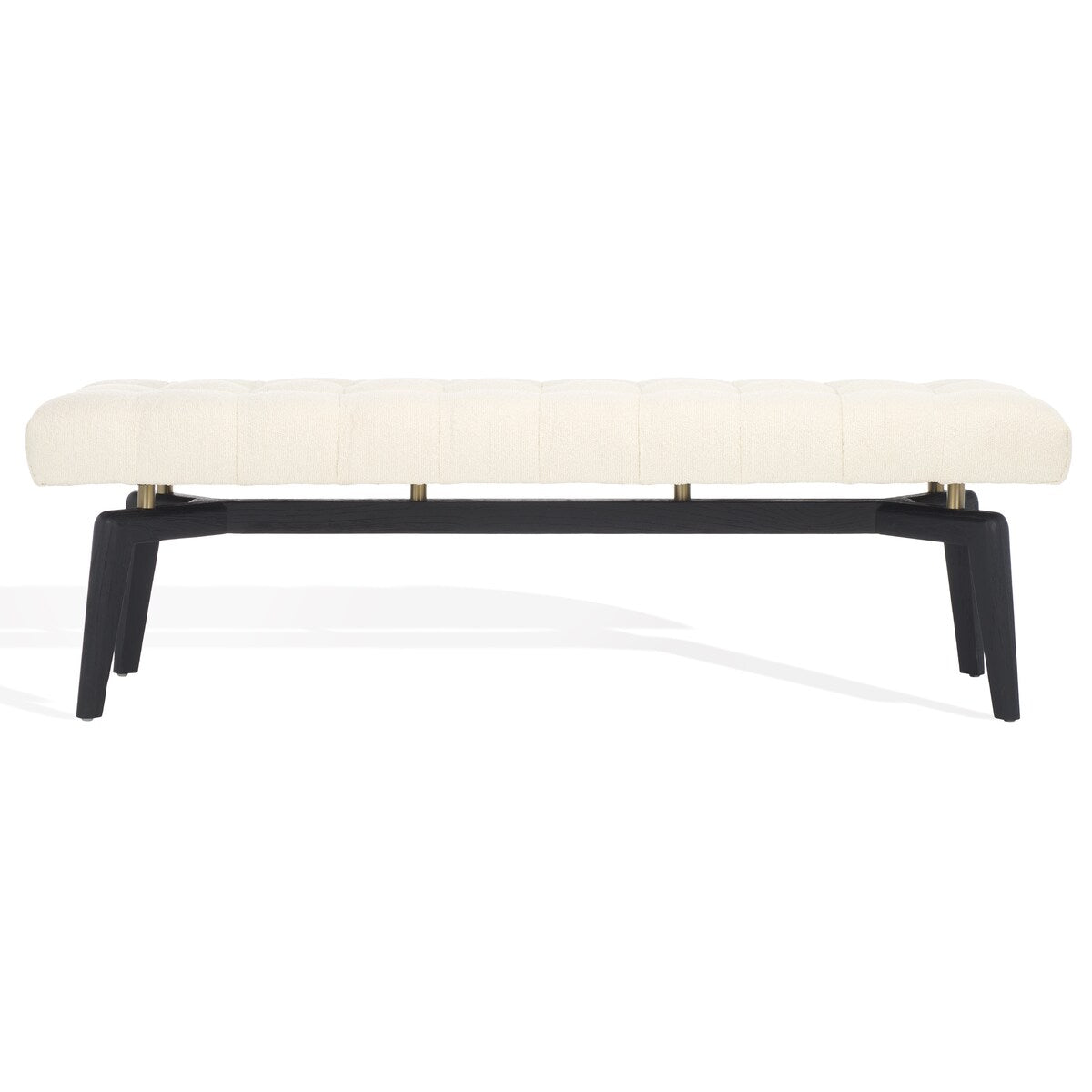 SAFAVIEH Couture Gallagher Tufted Boucle Bench - 59Wx18Dx18H