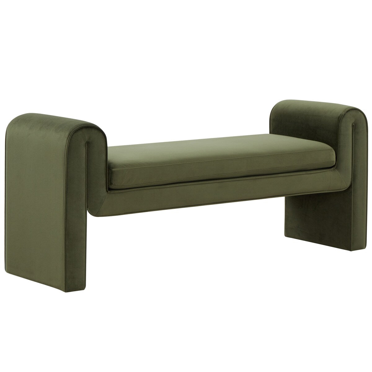 SAFAVIEH Couture Garth Velvet Bench - 64Wx20Dx27H