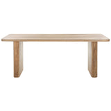 SAFAVIEH Couture Gerolda Natural Wood 80" Dining Table - 80" W x 36" D x 30" H - 80Wx36Dx30H