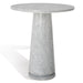 SAFAVIEH Couture Ghicu Tall Round Marble Accent Table - 22 In W x 21 In D x 24 In H - 21Wx21Dx24H