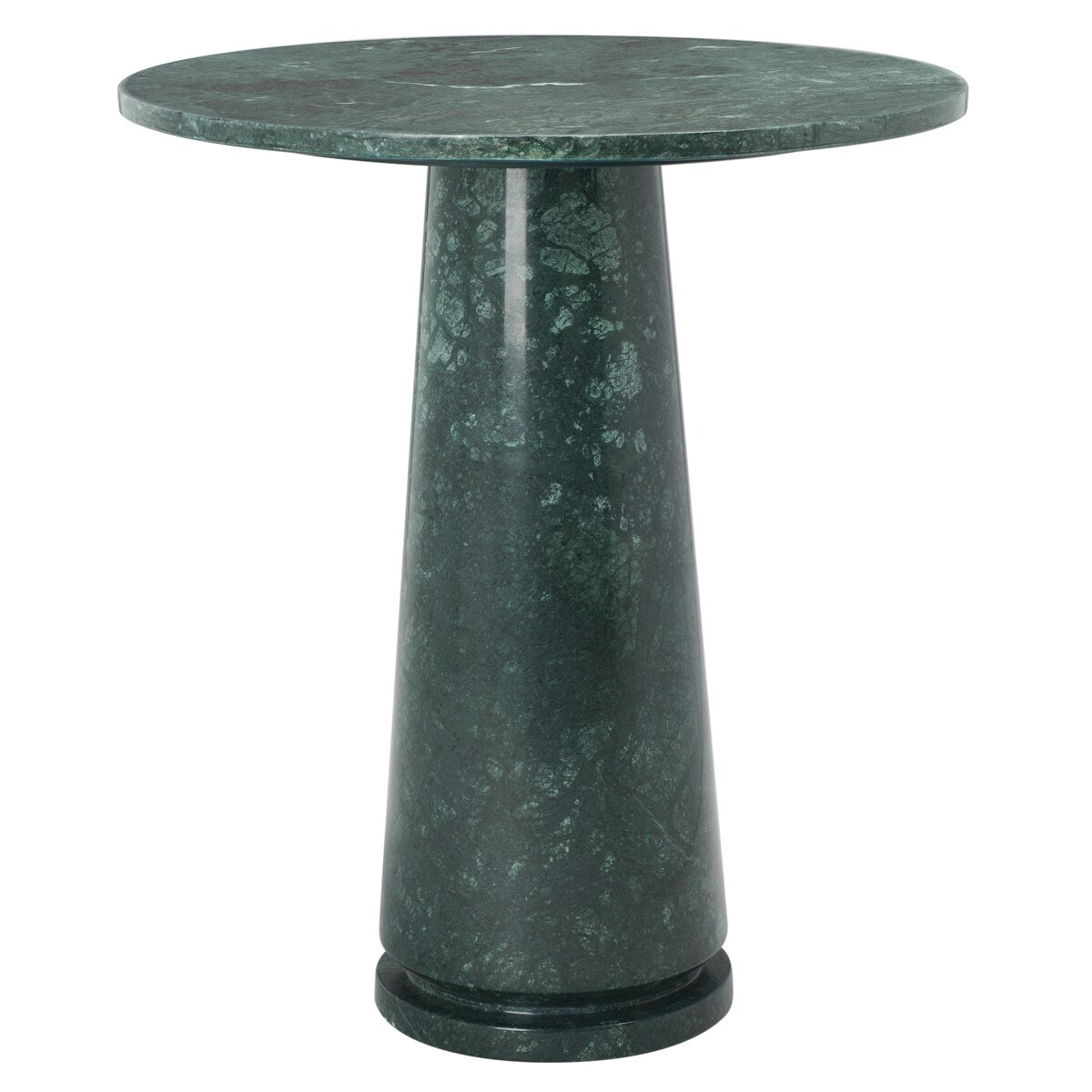 SAFAVIEH Couture Ghicu Tall Round Marble Accent Table - 22 In W x 21 In D x 24 In H - 21Wx21Dx24H