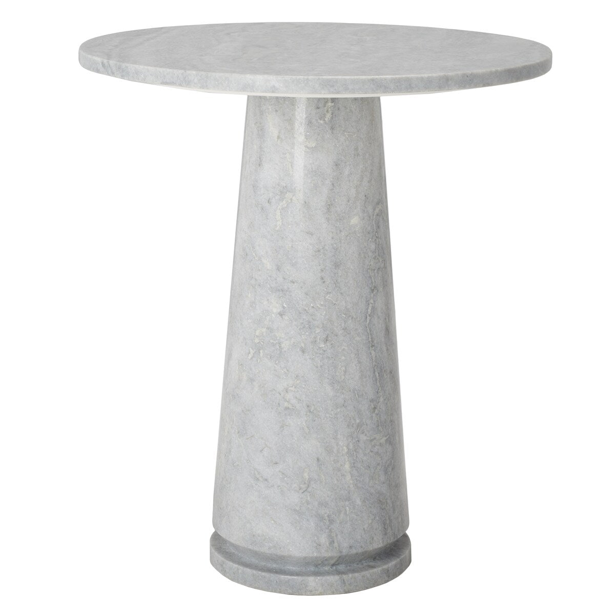 SAFAVIEH Couture Ghicu Tall Round Marble Accent Table - 22 In W x 21 In D x 24 In H - 21Wx21Dx24H