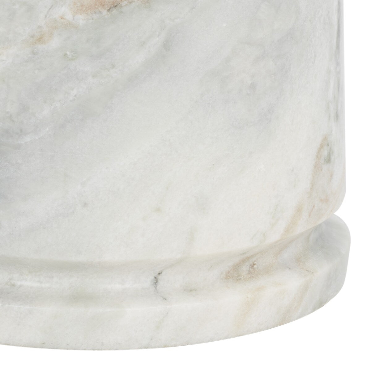 SAFAVIEH Couture Ghicu Tall Round Marble Accent Table - 22 In W x 21 In D x 24 In H - 21Wx21Dx24H