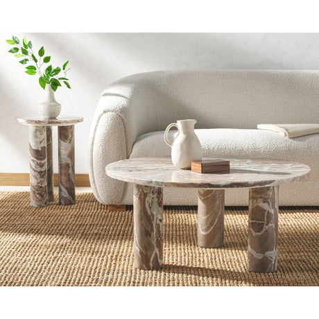 SAFAVIEH Couture Giabella Marble Accent Table - 16Wx16Dx20H