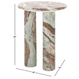 SAFAVIEH Couture Giabella Marble Accent Table - 16Wx16Dx20H