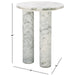 SAFAVIEH Couture Giabella Marble Accent Table - 16Wx16Dx20H