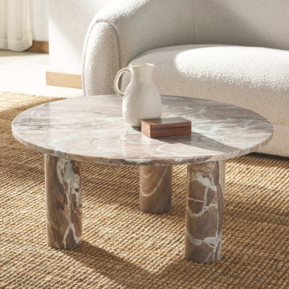 SAFAVIEH Couture Giabella Marble Coffee Table - 35Wx35Dx16H