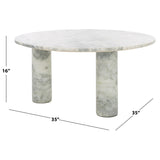 SAFAVIEH Couture Giabella Marble Coffee Table - 35Wx35Dx16H