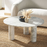 SAFAVIEH Couture Giabella Marble Coffee Table - 35Wx35Dx16H