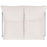 SAFAVIEH Couture Gilette Ivory/Black Pillow Top Sofa - 52" W x 42" D x 37" H - 52Wx37Dx42H