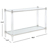 SAFAVIEH Couture Gulsina Acrylic Console Table - 48Wx17Dx31H