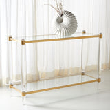 SAFAVIEH Couture Gulsina Acrylic Console Table - 48Wx17Dx31H