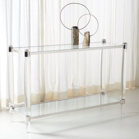 SAFAVIEH Couture Gulsina Acrylic Console Table - 48Wx17Dx31H