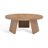 SAFAVIEH Couture Gundelinde Modern Wood Coffee Table - 36 In. W x 36 In. D x 15 In. H - 36Wx36Dx15H