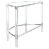 SAFAVIEH Couture Gunel Acrylic Console Table - 47.2" W x 17.7" L x 28.7" H - 47Wx18Dx29H