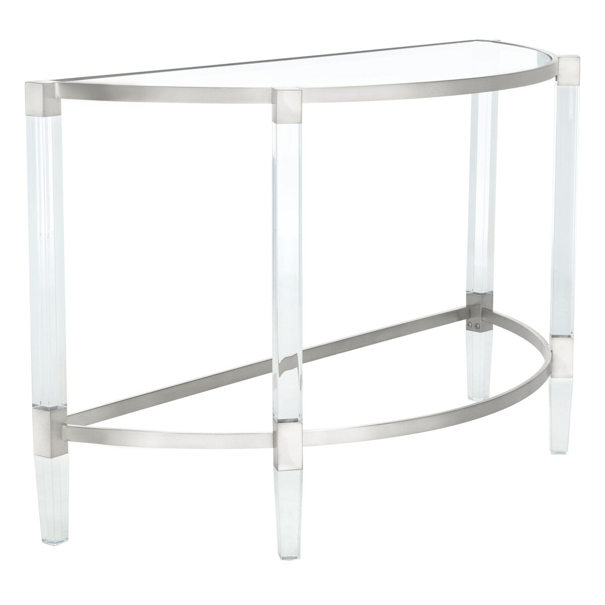 SAFAVIEH Couture Gunel Acrylic Console Table - 47.2" W x 17.7" L x 28.7" H - 47Wx18Dx29H