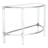 SAFAVIEH Couture Gunel Acrylic Console Table - 47.2" W x 17.7" L x 28.7" H - 47Wx18Dx29H