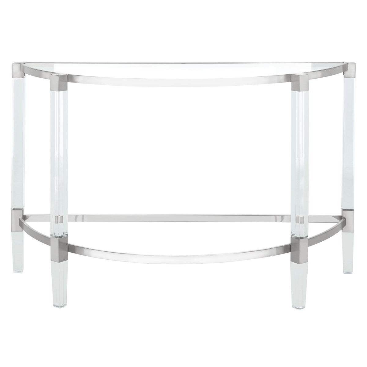 SAFAVIEH Couture Gunel Acrylic Console Table - 47.2" W x 17.7" L x 28.7" H - 47Wx18Dx29H