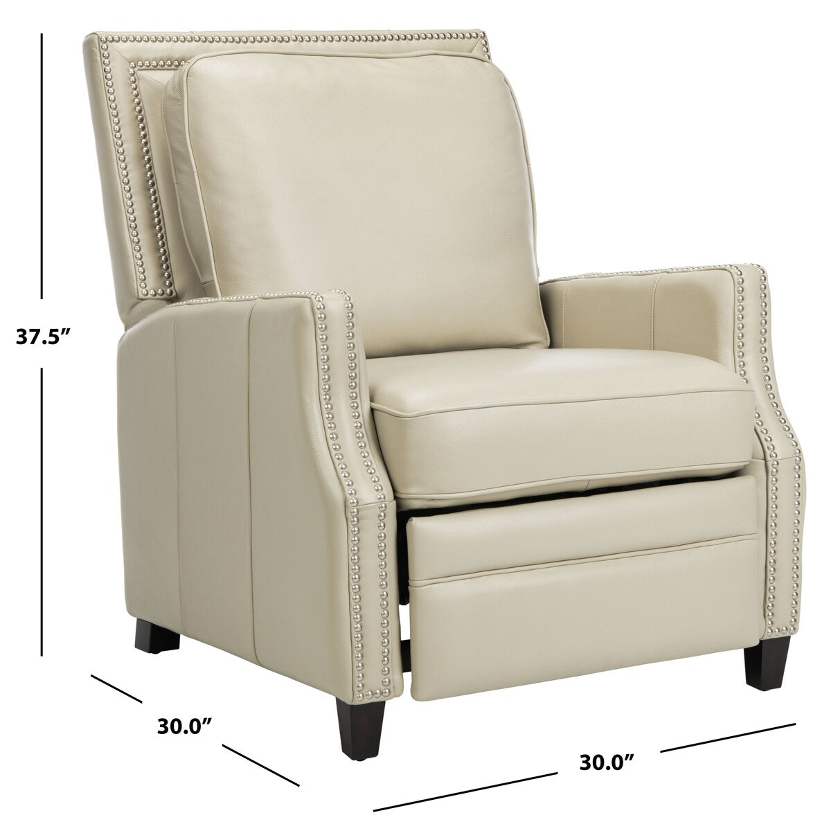 SAFAVIEH Couture Gwyn Nailhead Trim Recliner