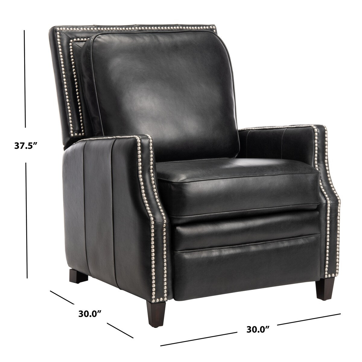 SAFAVIEH Couture Gwyn Nailhead Trim Recliner