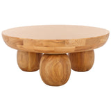 SAFAVIEH Couture Hayliette Round Wood Coffee Table - 38Wx38Dx15H