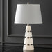 SAFAVIEH Couture Hertha Alabaster Table Lamp - 15 In W x 15 In D x 25 In H - 15Wx15Dx25H