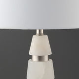 SAFAVIEH Couture Hertha Alabaster Table Lamp - 15 In W x 15 In D x 25 In H - 15Wx15Dx25H