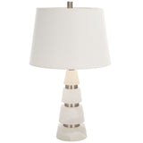 SAFAVIEH Couture Hertha Alabaster Table Lamp - 15 In W x 15 In D x 25 In H - 15Wx15Dx25H