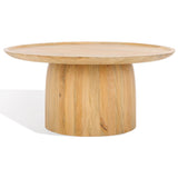 SAFAVIEH Couture Hope Round Wood Coffee Table. - 35Wx35Dx16H