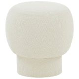 SAFAVIEH Couture Horacia Ivory Round Ottoman