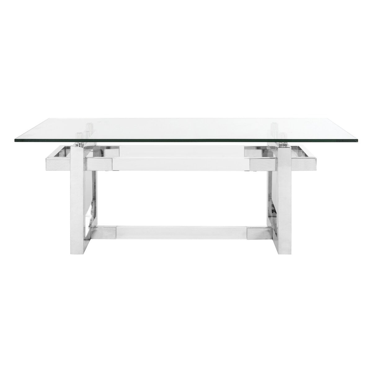 SAFAVIEH Couture Husne Acrylic Coffee Table - 48" W x 24" L x 18" H - 48Wx24Dx18H