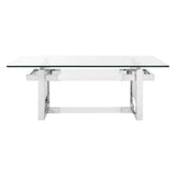 SAFAVIEH Couture Husne Acrylic Coffee Table - 48" W x 24" L x 18" H - 48Wx24Dx18H