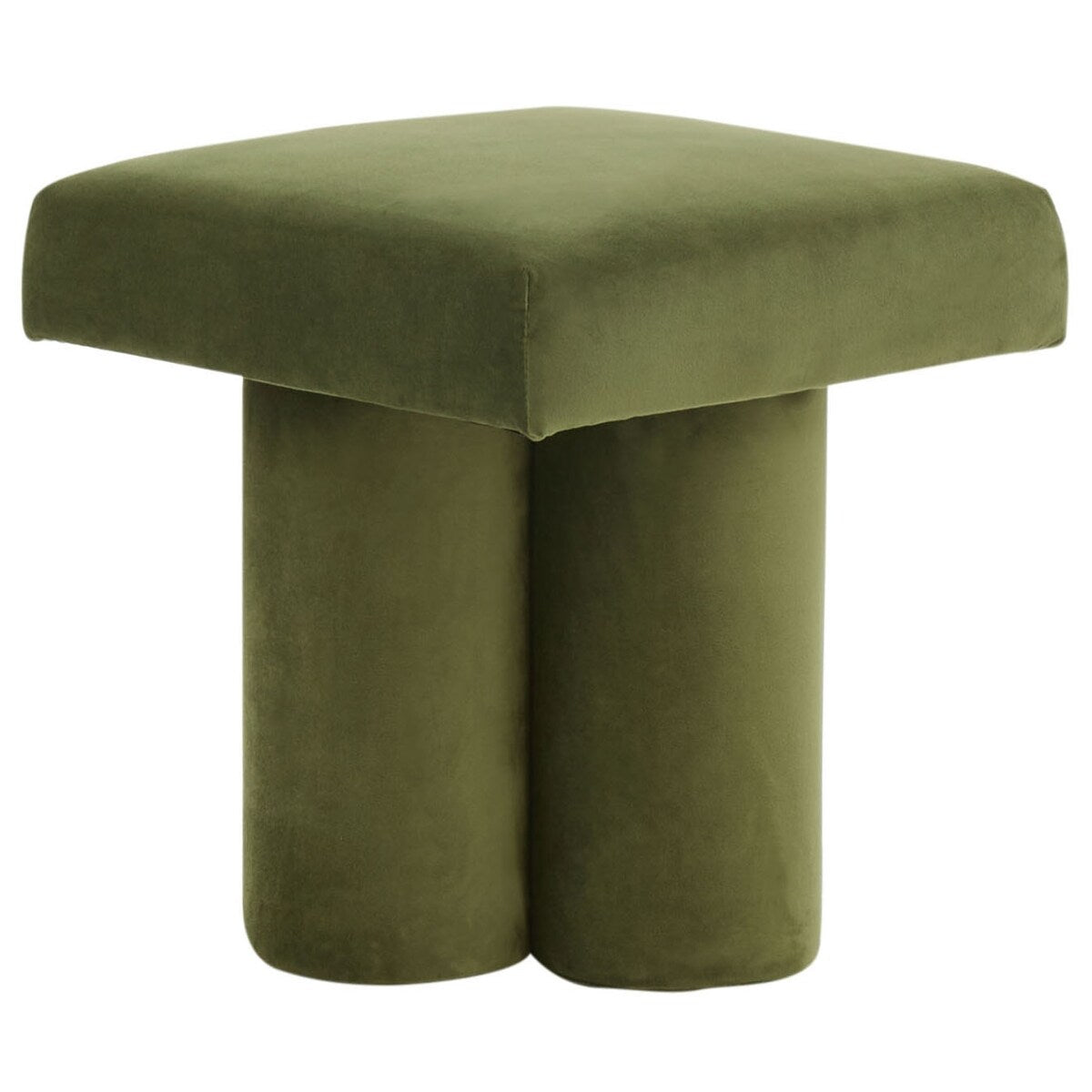 SAFAVIEH Couture Iluminada Velvet Ottoman