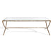 SAFAVIEH Couture Italia Rectangle Metal Coffee Table - 48 In. W x 28 In. D x 15 In. H - 48Wx28Dx15H