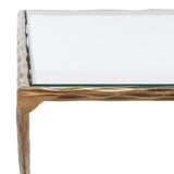 SAFAVIEH Couture Italia Rectangle Metal Coffee Table - 48 In. W x 28 In. D x 15 In. H - 48Wx28Dx15H