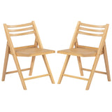 SAFAVIEH Couture Jacie Linen Seat 19-inch Folding Dining Chair [SET of 2] - 20Wx25Dx32H