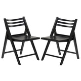 SAFAVIEH Couture Jacie Linen Seat 19-inch Folding Dining Chair [SET of 2] - 20Wx25Dx32H