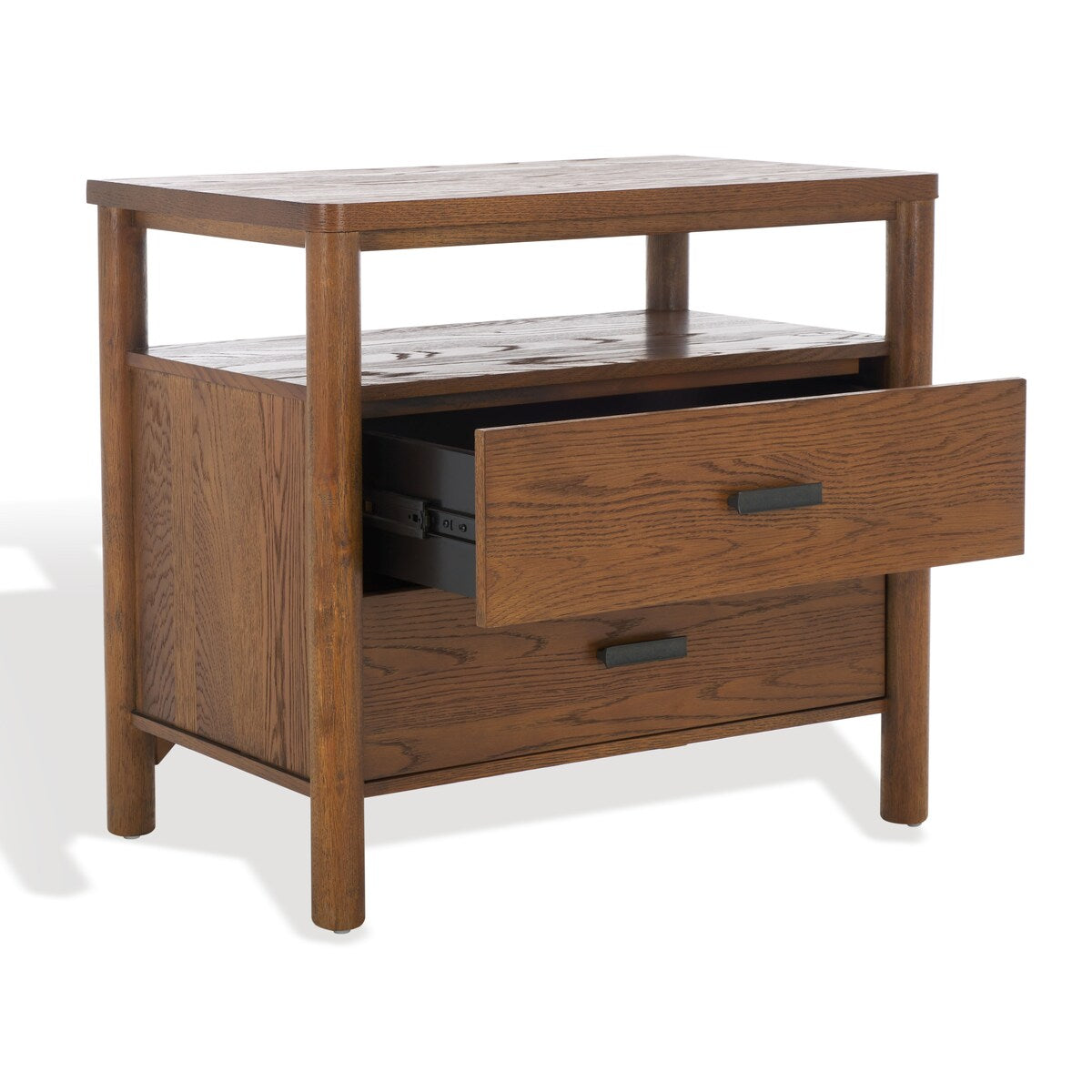 SAFAVIEH Couture Jaylessa 2 Drawer Wood Nightstand