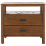 SAFAVIEH Couture Jaylessa 2 Drawer Wood Nightstand