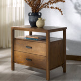 SAFAVIEH Couture Jaylessa 2 Drawer Wood Nightstand