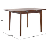 SAFAVIEH Couture Jeanick Extendable Dining Table - 50" W x 50" D x 30" H - 50Wx50Dx30H